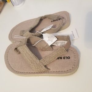 NWT Toddler Braided Flip Flops